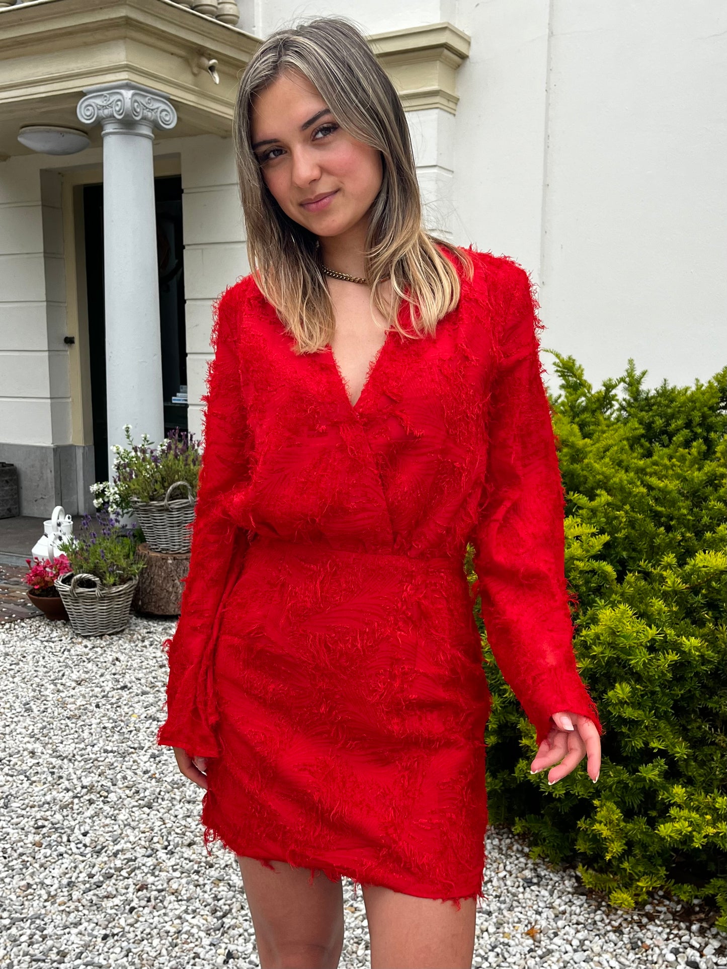 KAYA DRESS ROOD