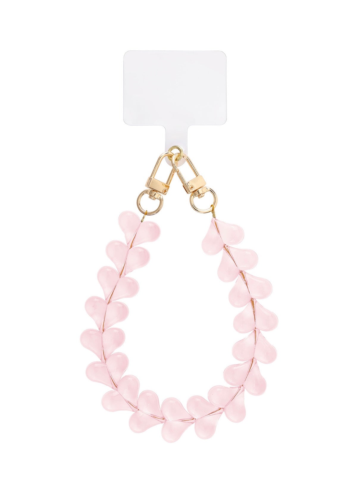 HEART CORD SOFT PINK