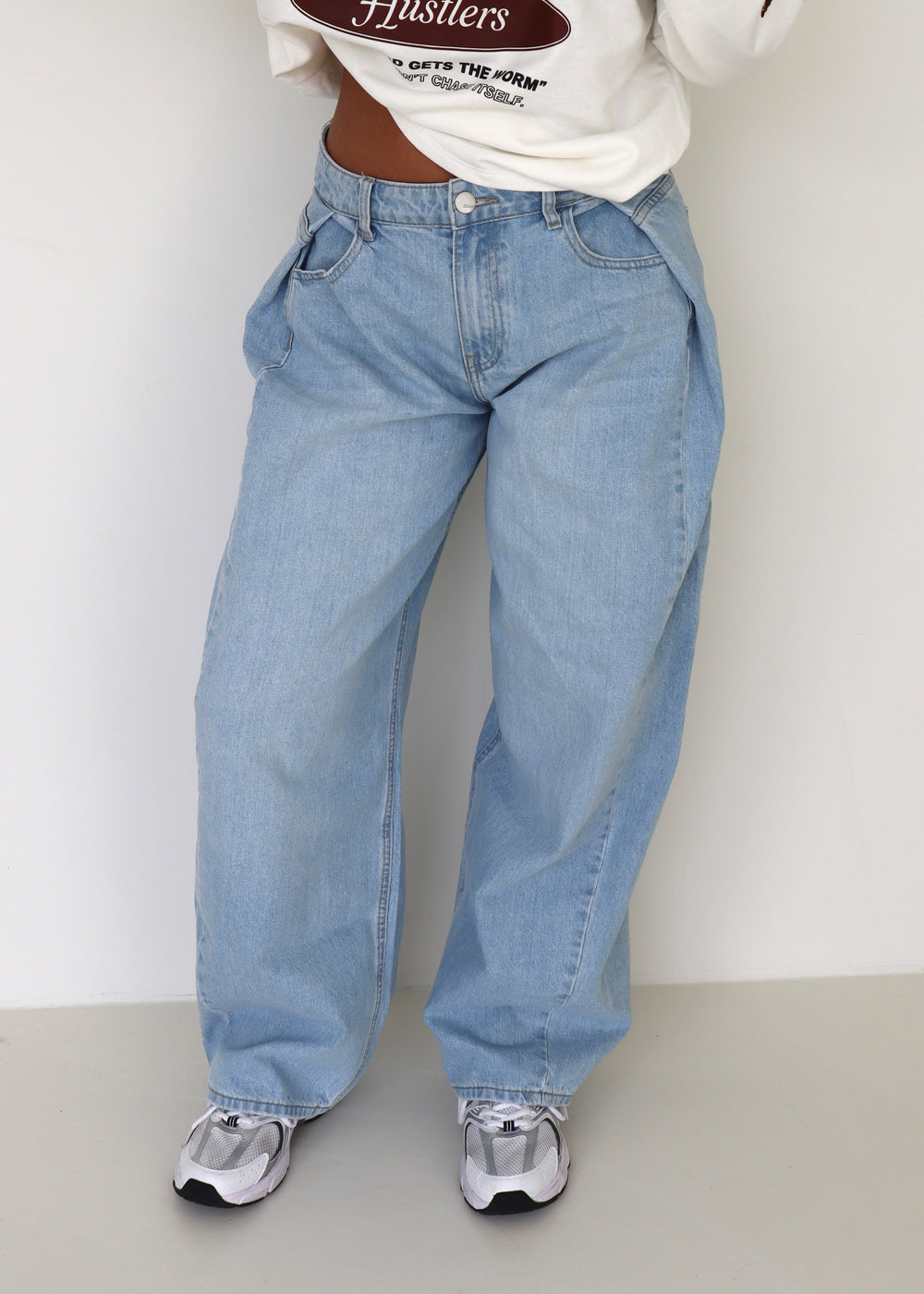Faye Pleated Jeans