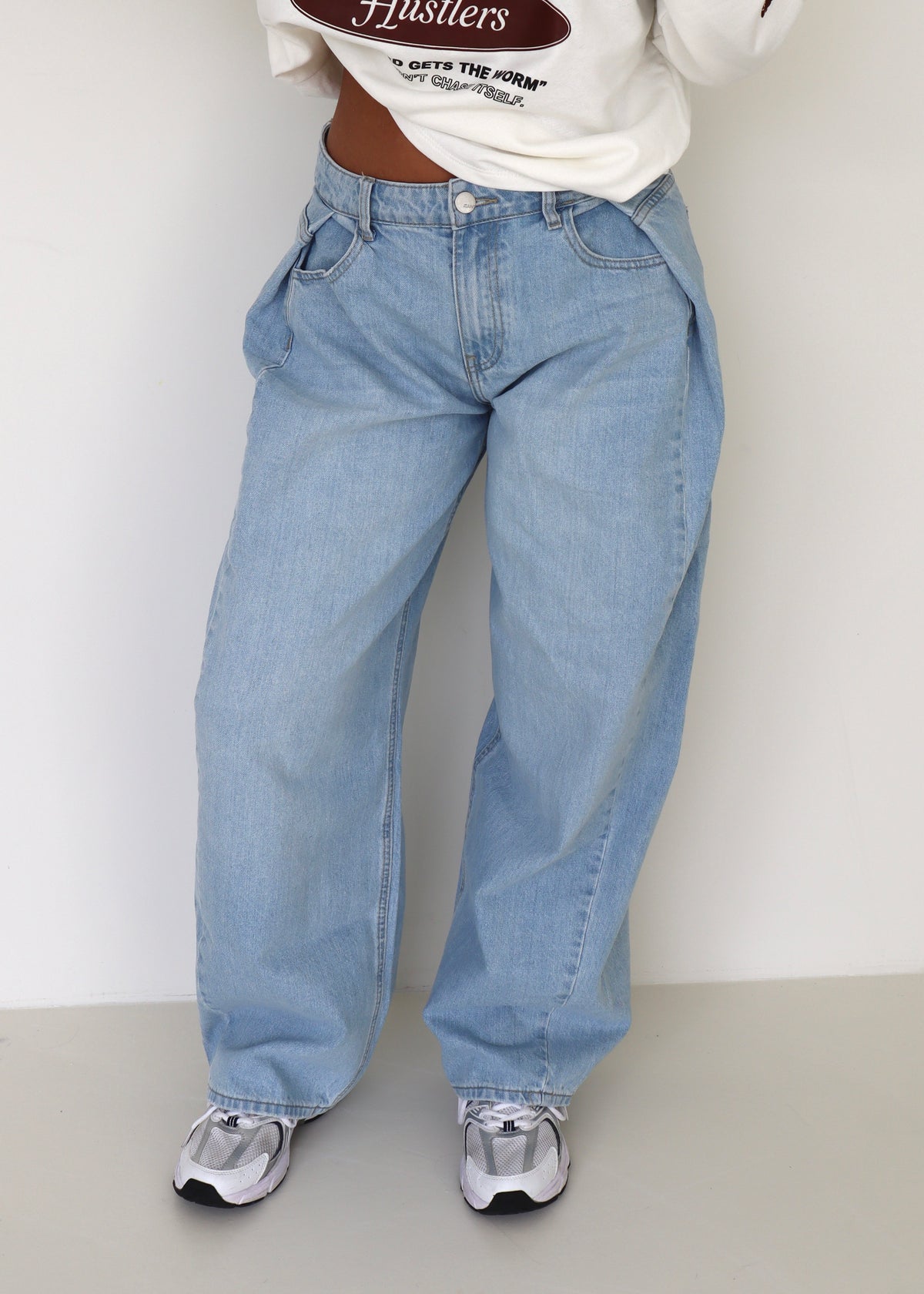 Faye Pleated Jeans