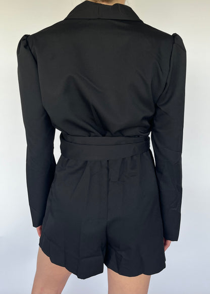 BLAZER PLAYSUIT ZWART