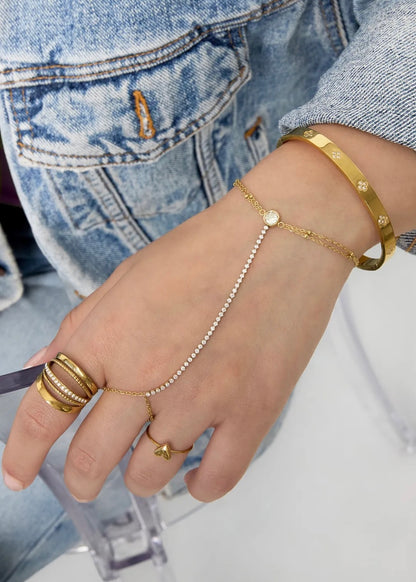 Lora Handchain Goud