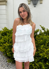 RUFFLE DRESS WIT