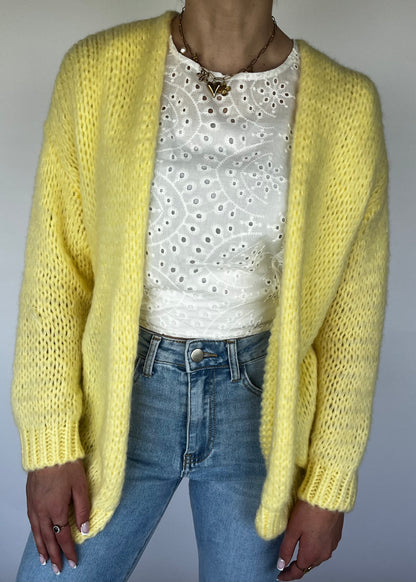 FIEN CARDIGAN GEEL