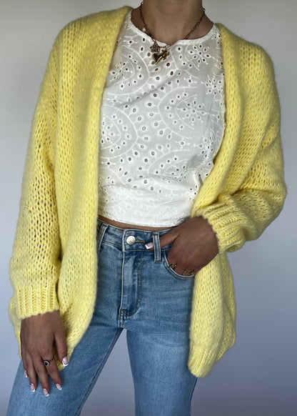 FIEN CARDIGAN GEEL