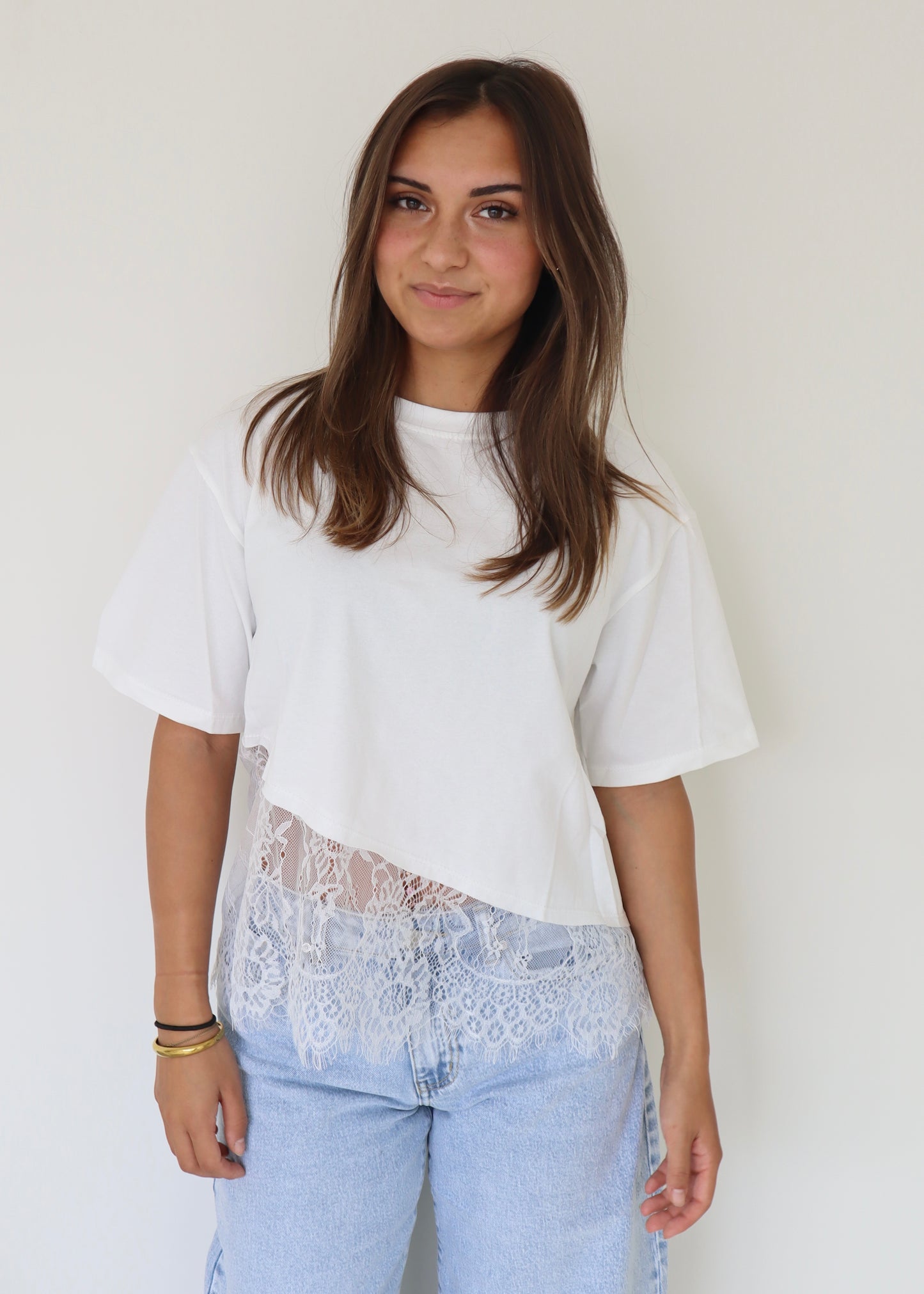 Lace Tee Wit
