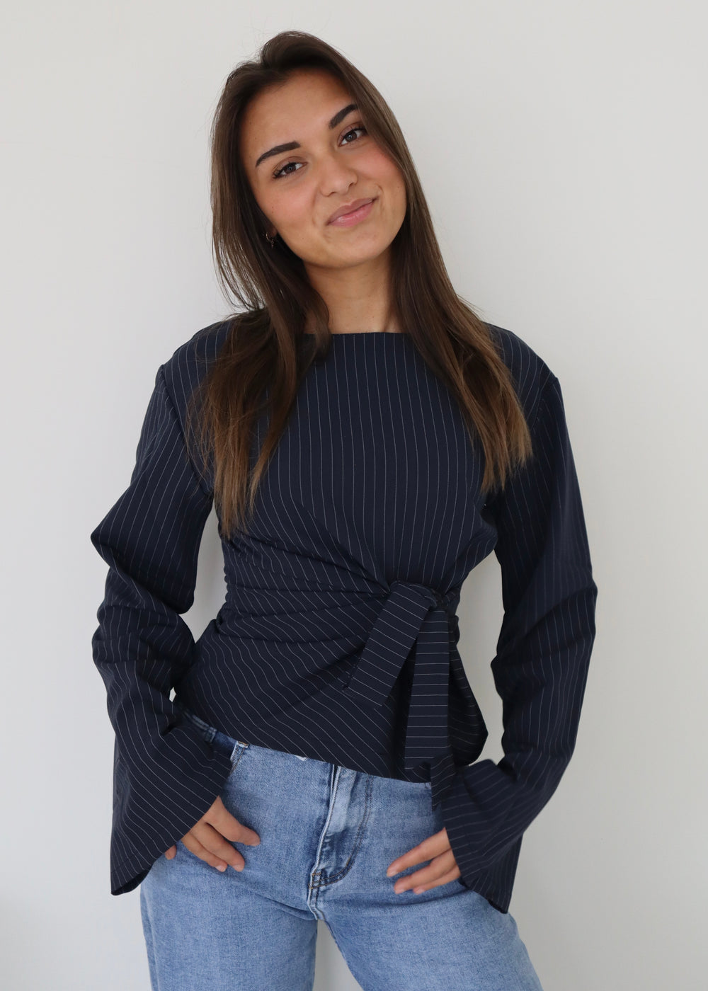 Leah Top Navy