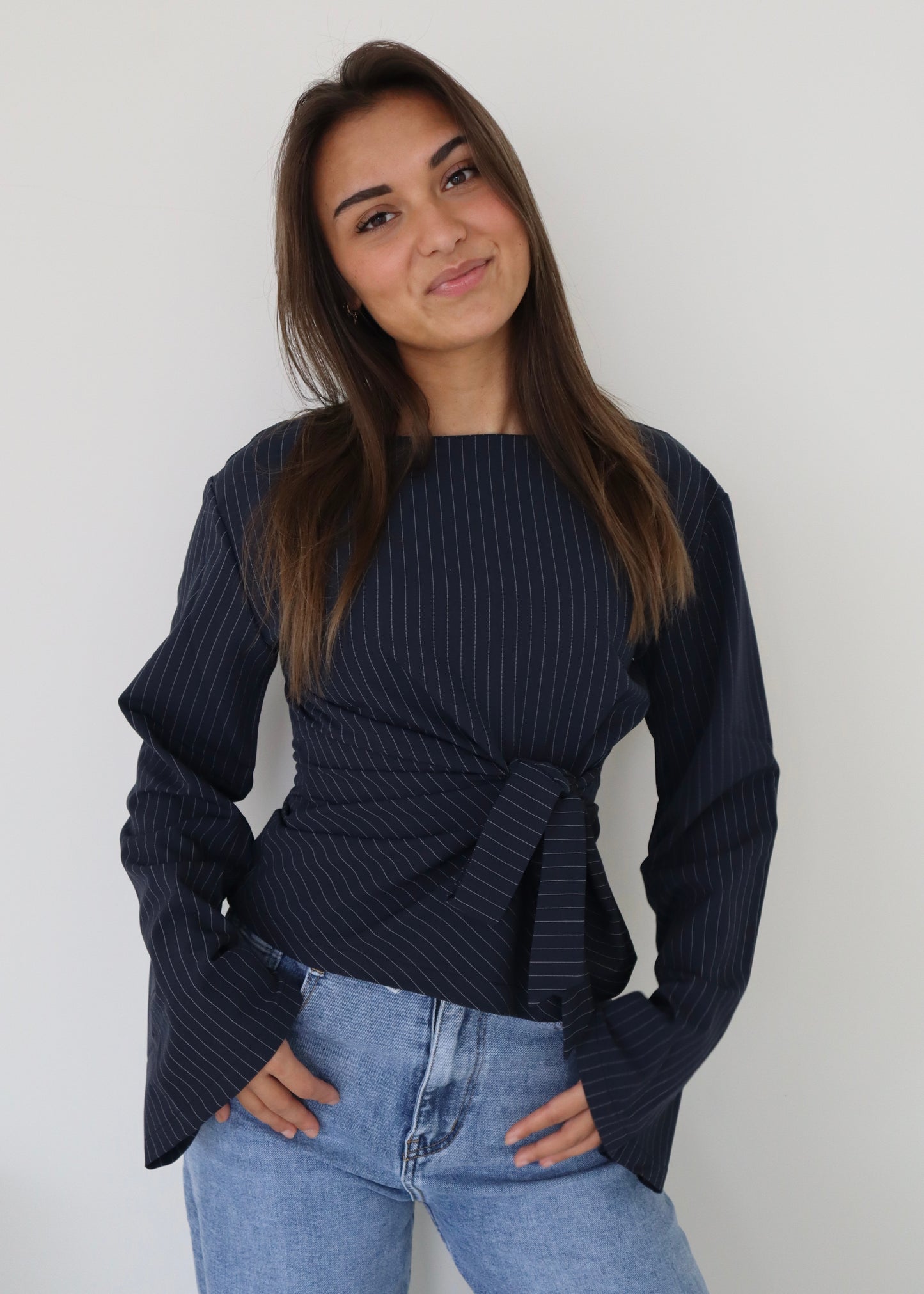 Leah Top Navy