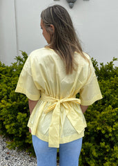 BOW TOP BUTTER YELLOW