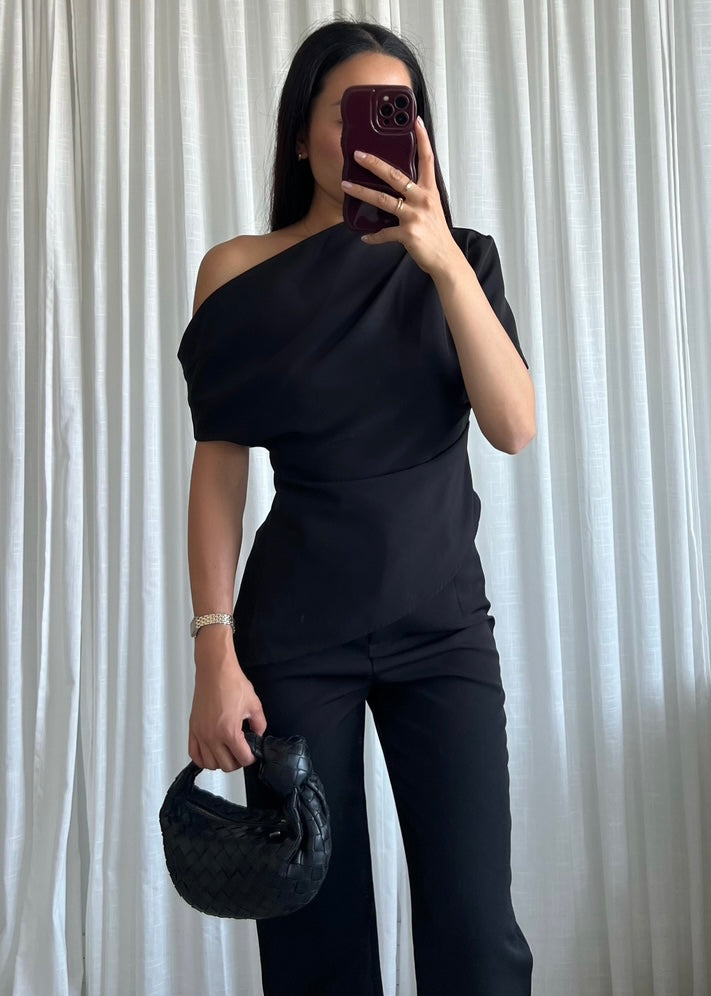 CLAIRE TOP ZWART