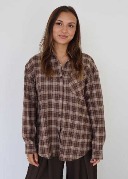 Strass Blouse Bruin