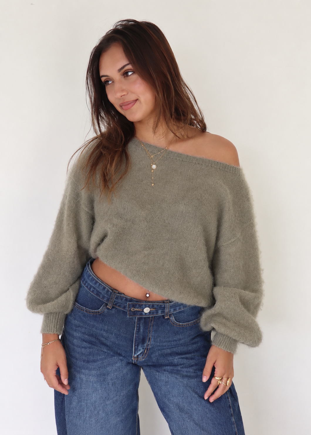 Sally Sweater Khaki