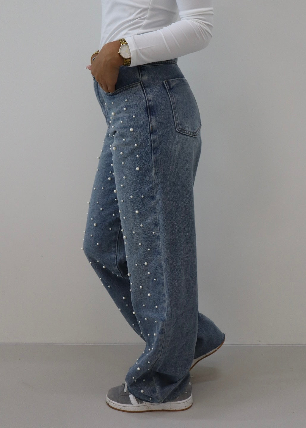 PEARL JEANS BLAUW