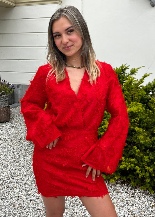 KAYA DRESS ROOD