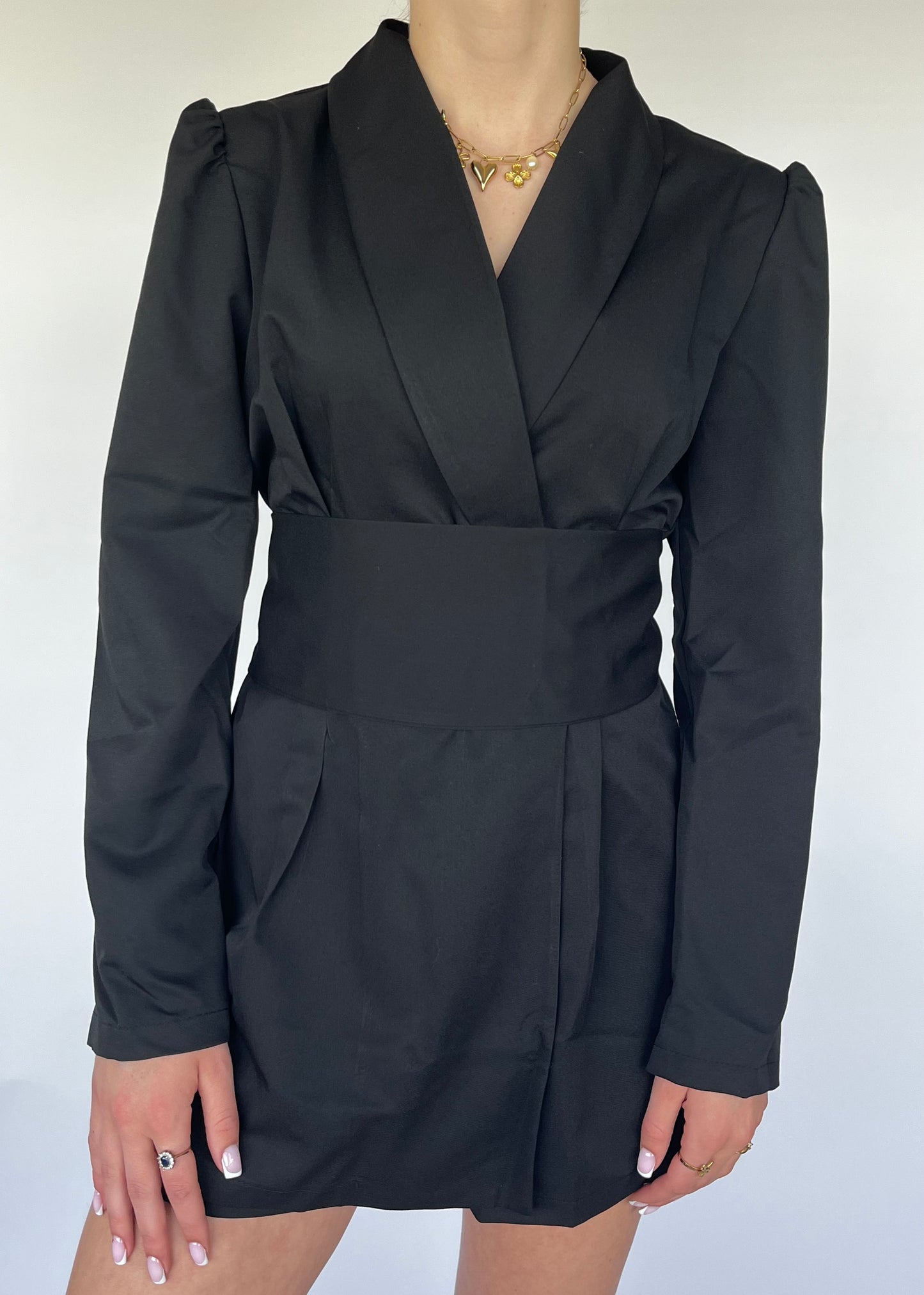 BLAZER PLAYSUIT ZWART