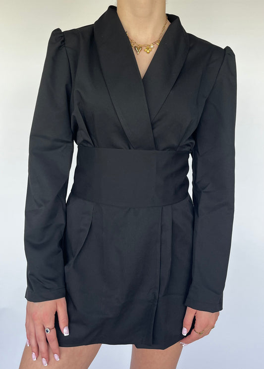 BLAZER PLAYSUIT ZWART