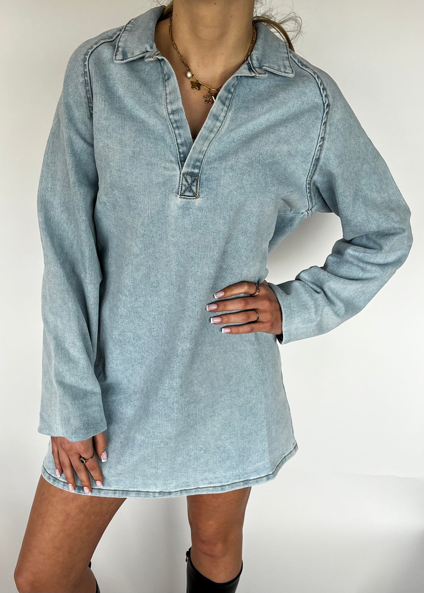 KAE DENIM DRESS