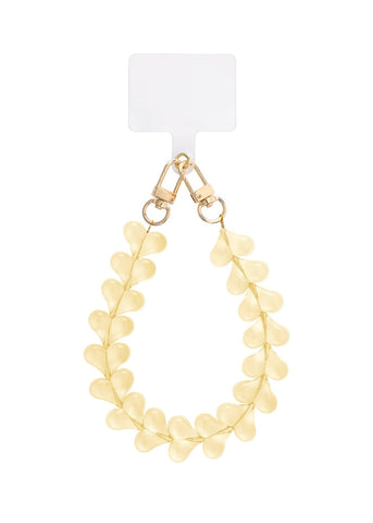 HEART CORD BUTTER YELLOW