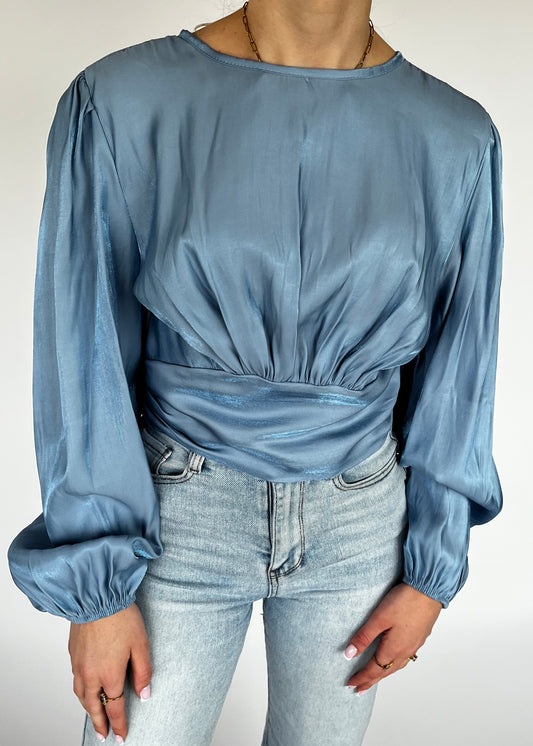 EMMA BLOUSE BLAUW