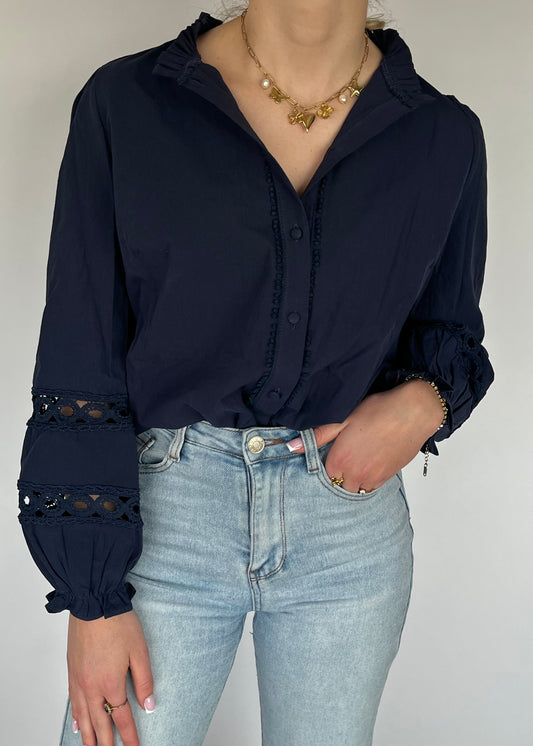 ROXY BLOUSE NAVY