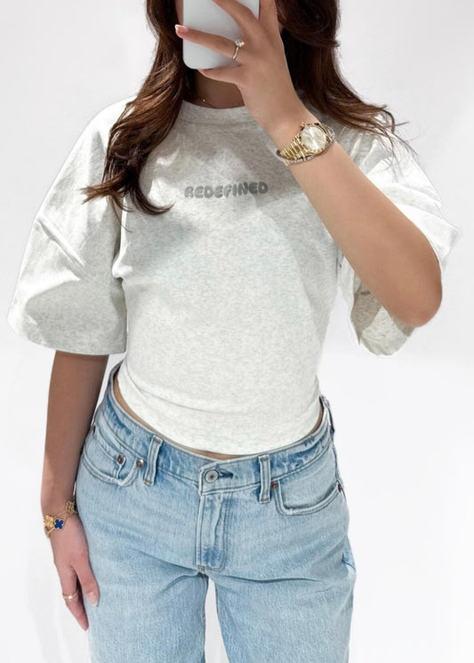 REDEFINED TEE GRIJS