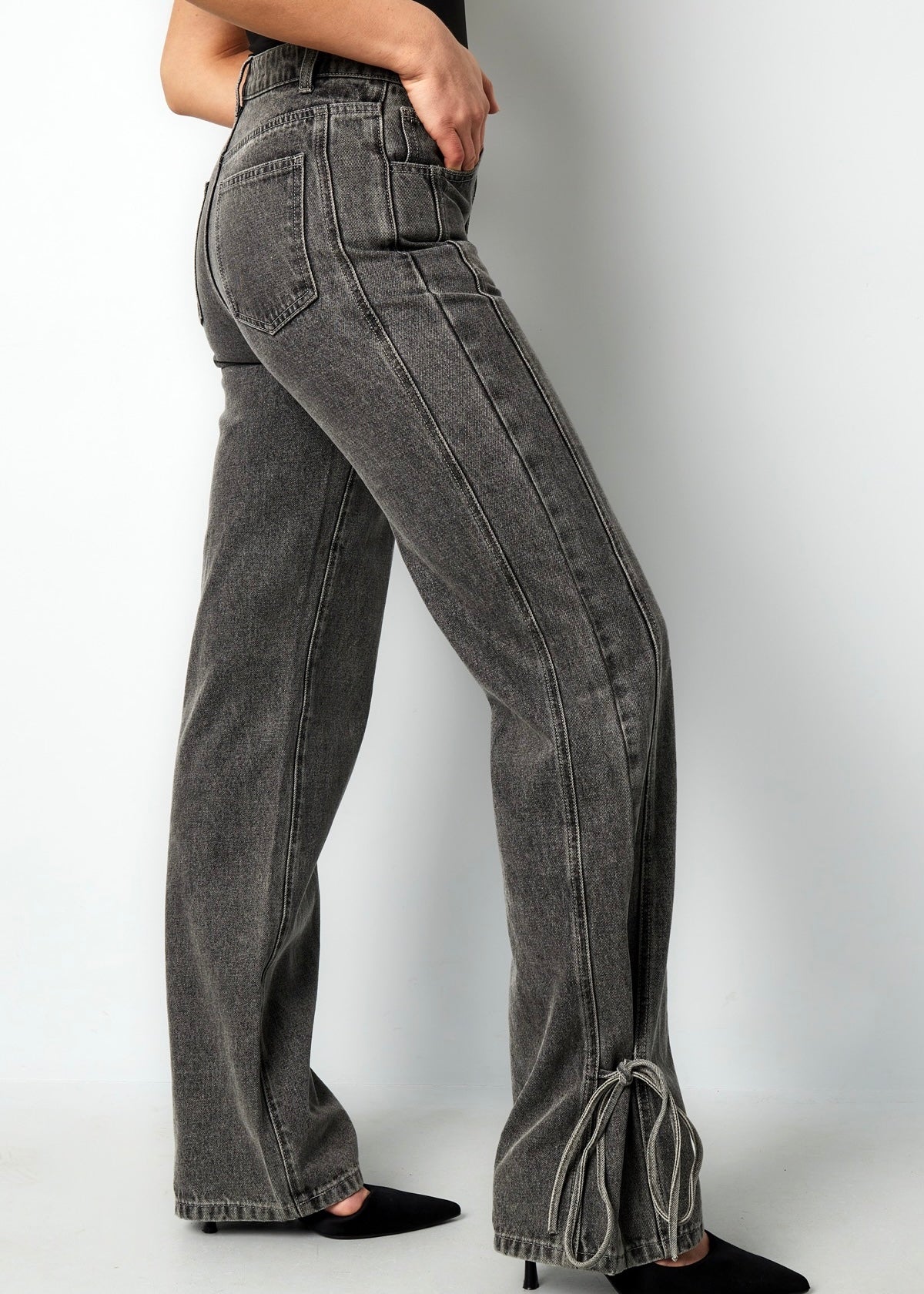 NOOR JEANS GRIJS