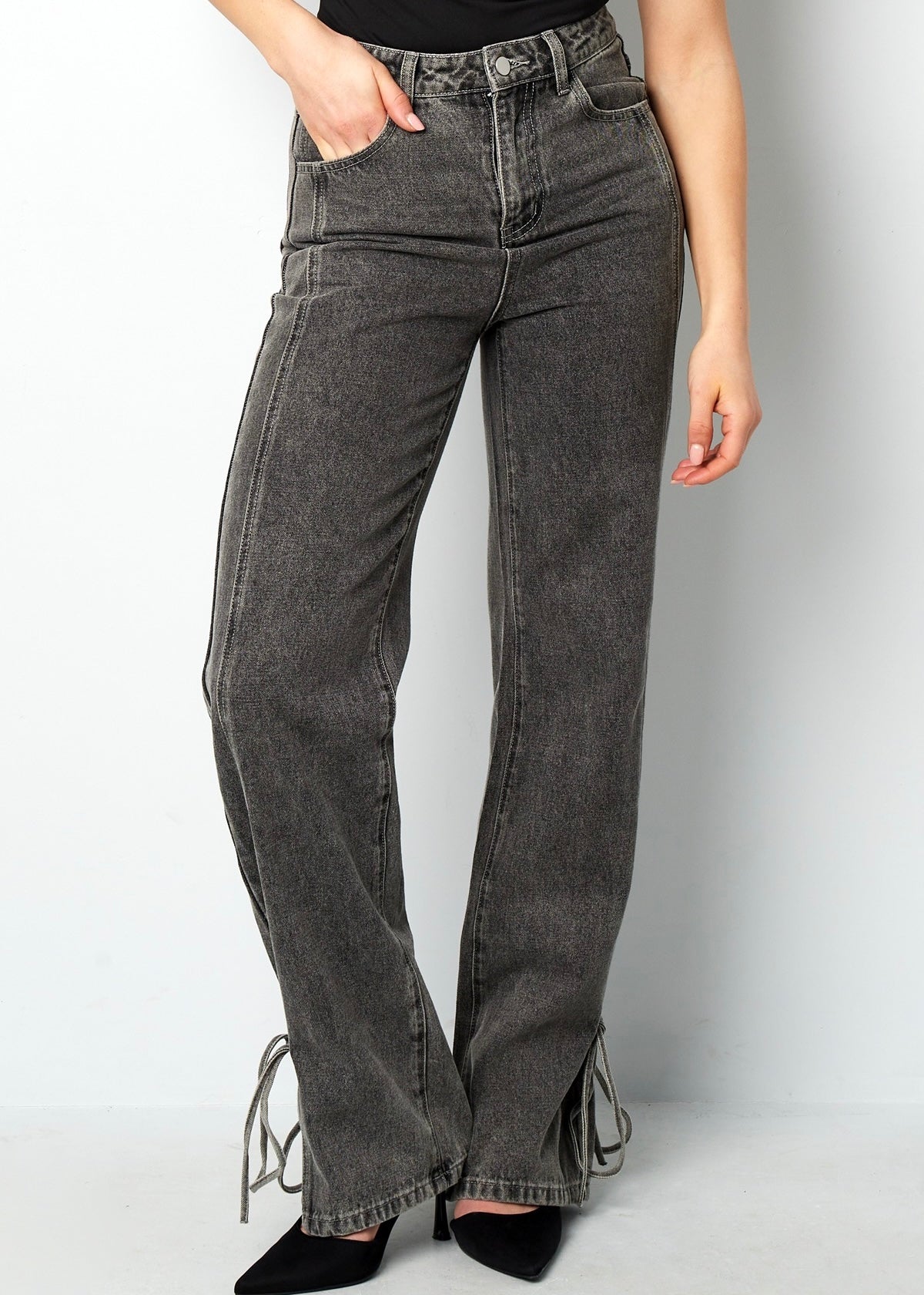 NOOR JEANS GRIJS