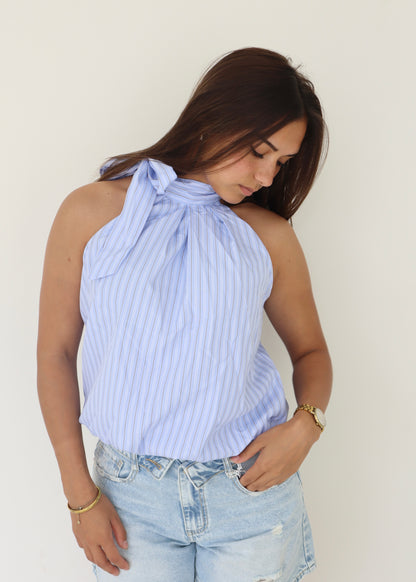 Haltertop Striped