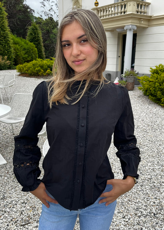 ROXY BLOUSE ZWART