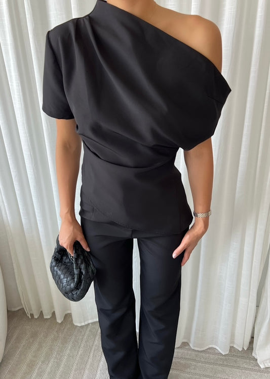 CLAIRE TOP ZWART