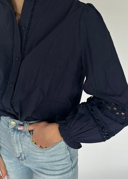 ROXY BLOUSE NAVY