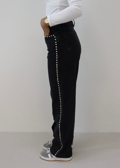 STUD JEANS ZWART